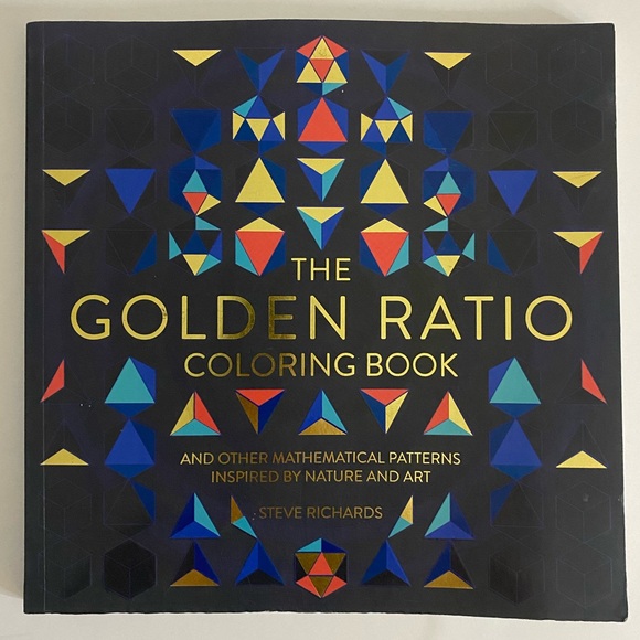 Golden Ratio Coloring Book & Mathematical Patterns Inspired by Nature & Art - Picture 2 of 9